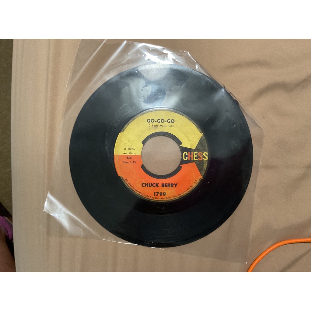 Chess Records Chuck Berry 45 RPM 7" Black Good Go-Go-Go Come On 1799 Vinyl